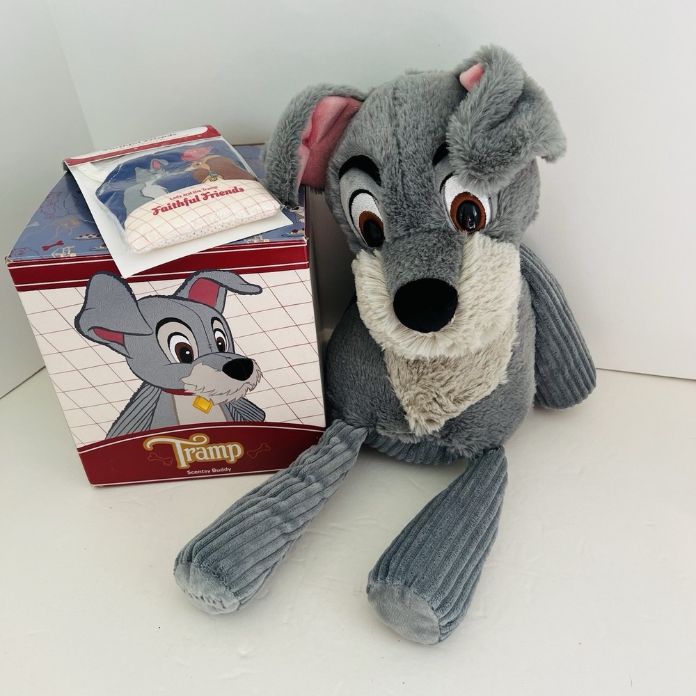 Scentsy DISNEY Lady and The Tramp Buddy THE TRAMP Includes Scent Pack